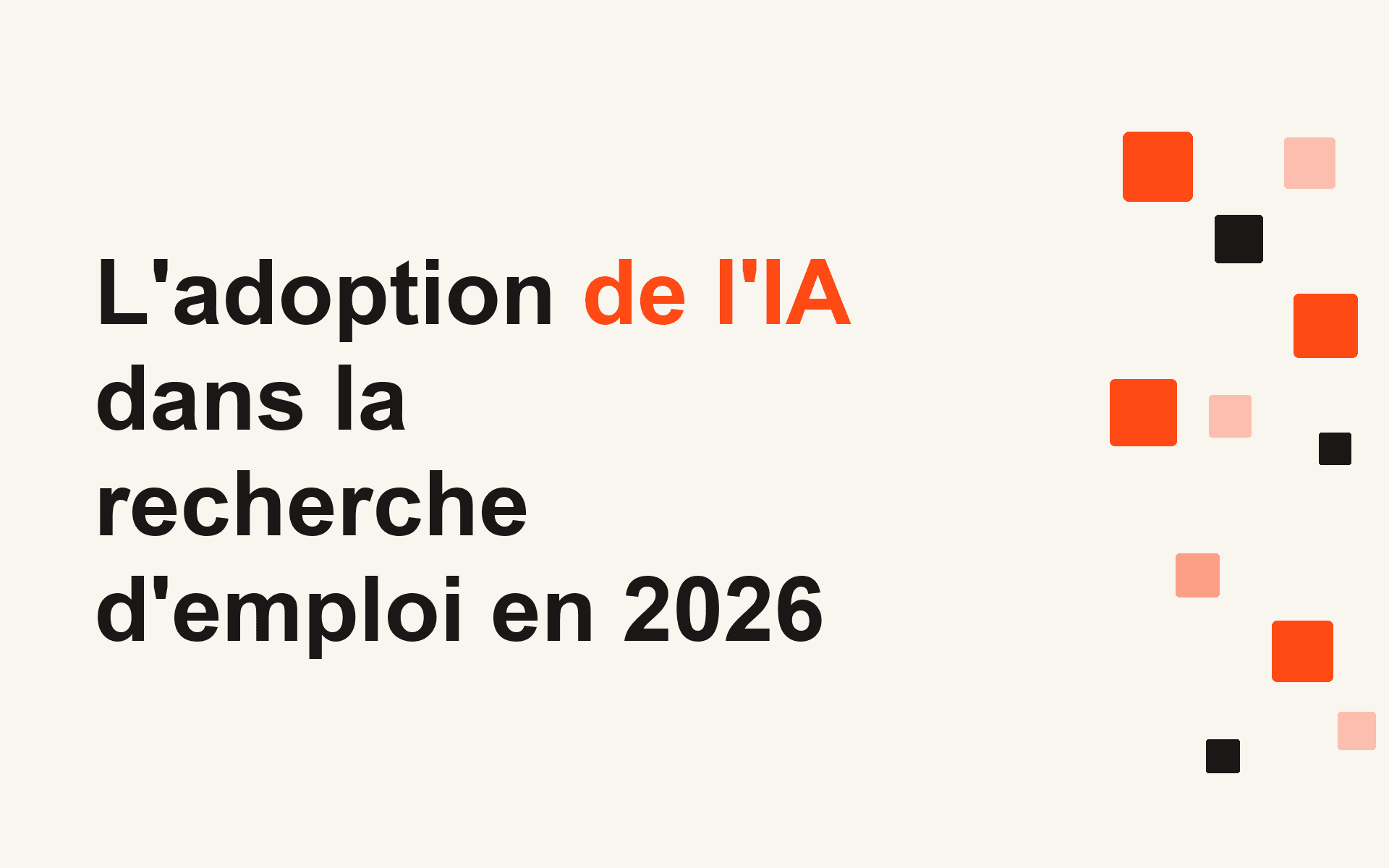 L'adoption de l'IA dans la recherche d'emploi en 2026