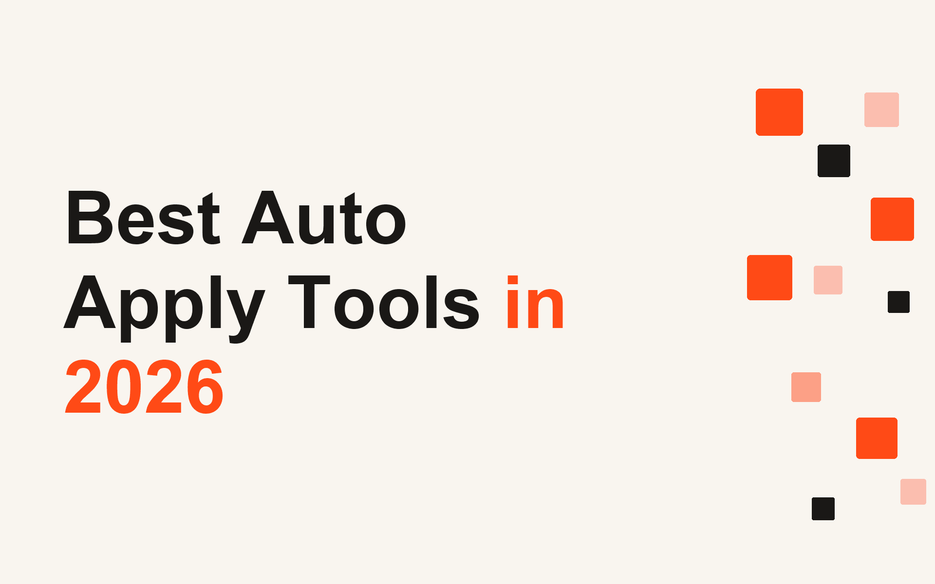 Best Auto Apply Tools in 2026