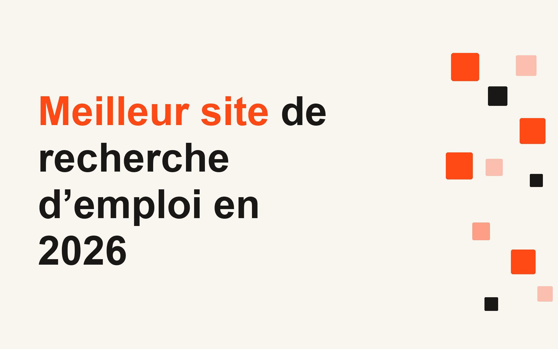 Meilleur site de recherche d’emploi en 2026